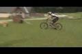 54 foot gap jump on a mountain bike