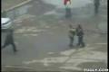 homeless street-fight in Russia