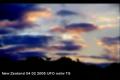 Nafilmované UFO v Novom Zélande v roku 2005.