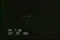 Nafilmovaný neidentifikovaný lietajúci objekt (UFO) nad mestom Mesa, v štáte Arizona, v Spojených štátoch Amerických (USA), dňa 25. októbra 1991.