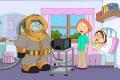Family Guy - diving suit barf