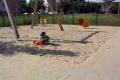 Giginek - first time on the sand today :-)