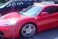 Lamborghini ferrari a morgan na parkovisku v Bratislave
