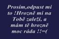 Omlouvám se!=(You are NICE boy!