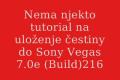 POmoc Sony vegas