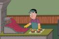 Family Guy- výroba hamburgerov